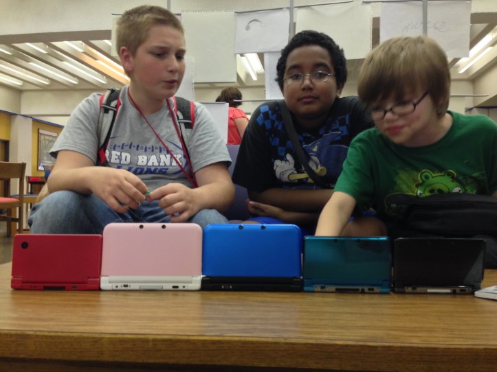 At the end of the day we all busted out our Nintendo 3DS systems and shared information, became friends, and more!