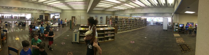 The 2nd Floor of the Chattanooga Public Library at 2pm on June 24, 2014.